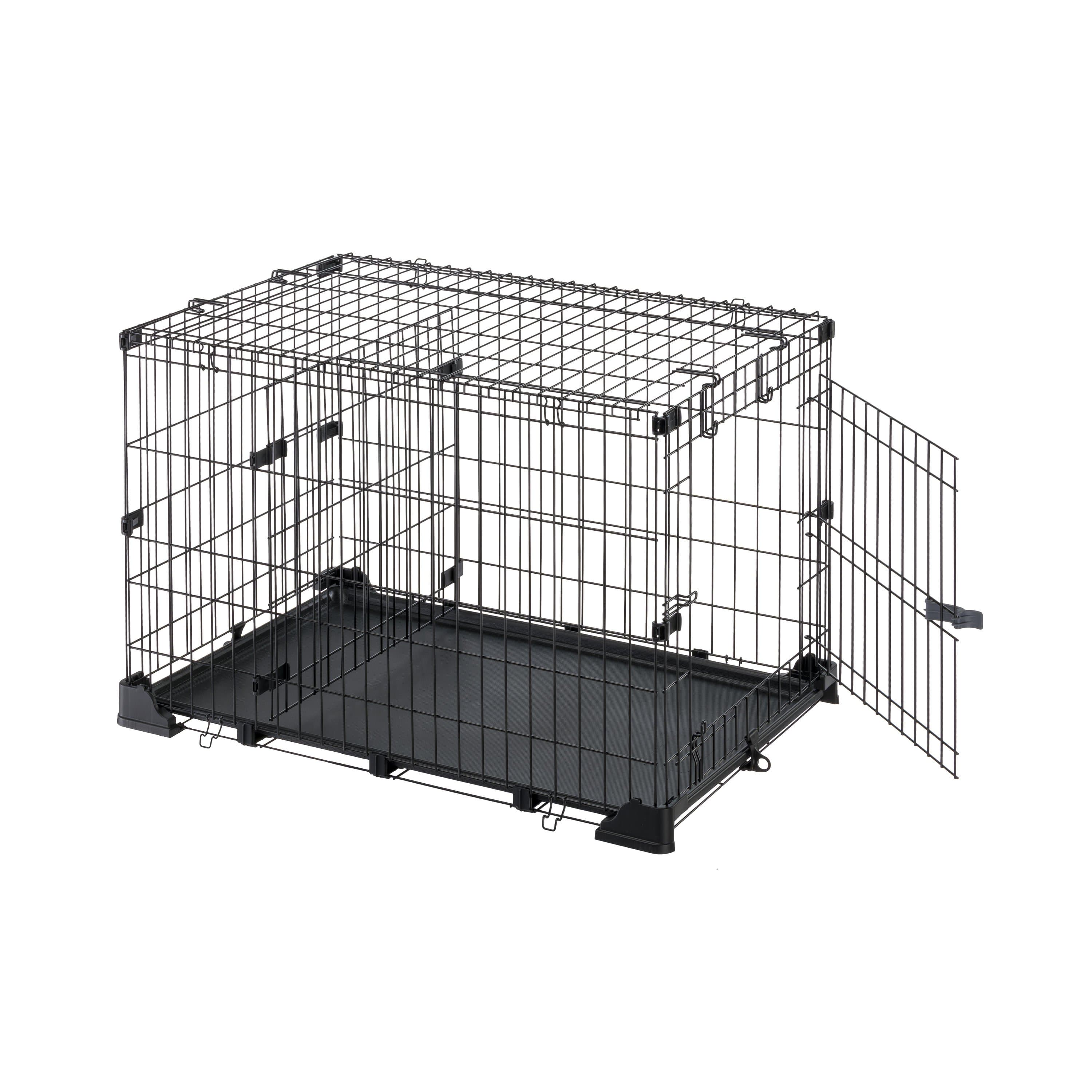 Ferplast Dog Zone 90 gabbia pieghevole per cani nera
