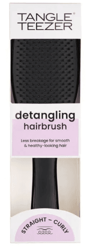 TANGLE TEEZER THE WET DETANGLER BLACK - Spazzola nera districante capelli lisci e ricci