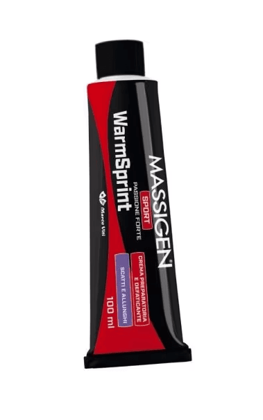 Massigen Sport Warm Sprint 100 ml - Crema per la Preparazione Muscolare