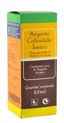 ARGENTO Colloidale Ionico 40PPM 100ml