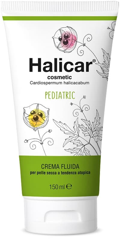 Halicar Crema Fluida Pediatrica - Schwabe - Tubo 150 ml - Crema emolliente per pelli delicate dei bambini