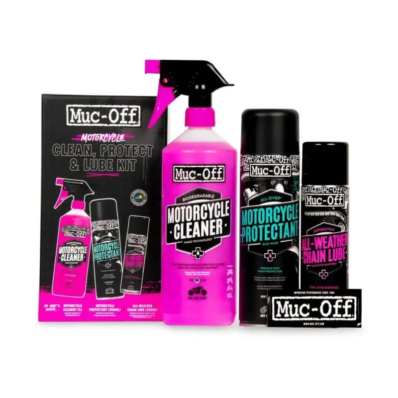 Kit Pulizia e Lubrificante Muc-Off 3pz