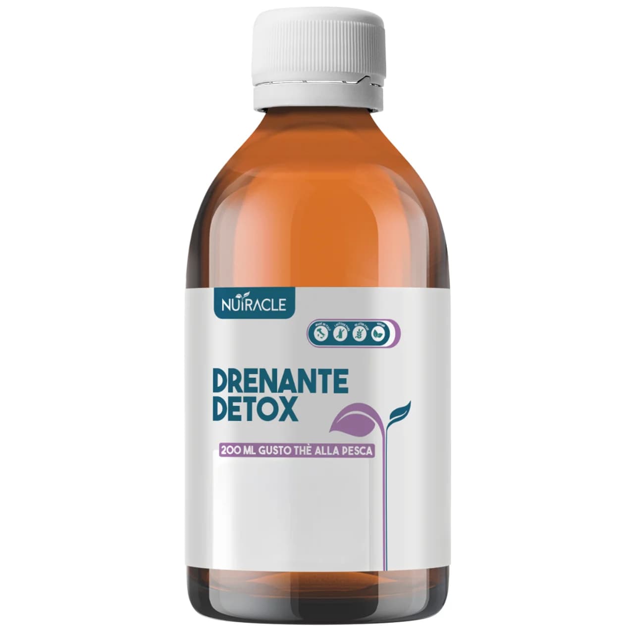 Nutracle Drenante Detox Integratore Per La Salute 200ml Con Vitamina E E Minerali Per Bellezza E Cura Della Salute