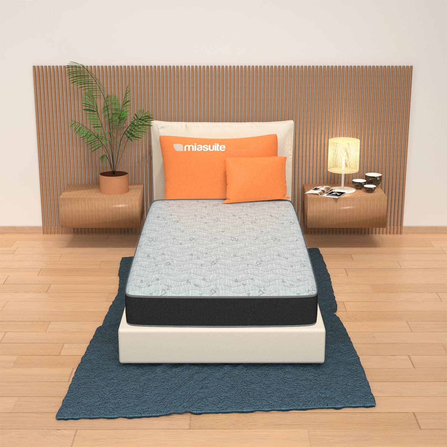 Materasso Memory Altezza 20 cm - Made In Italy, Ortopedico, Automodellante - Fiocco