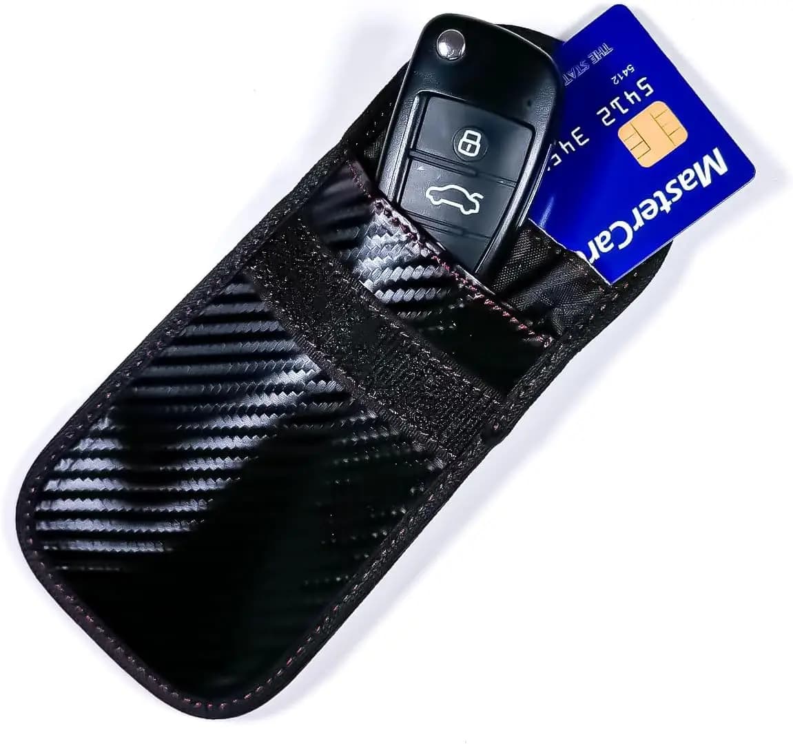 Custodia Anti-Intercettazione per Carte di Credito, Bancomat, Carta d'identità, Passaporto, Chiavi Auto e Allarme - Protezione Avanzata da Scansioni,