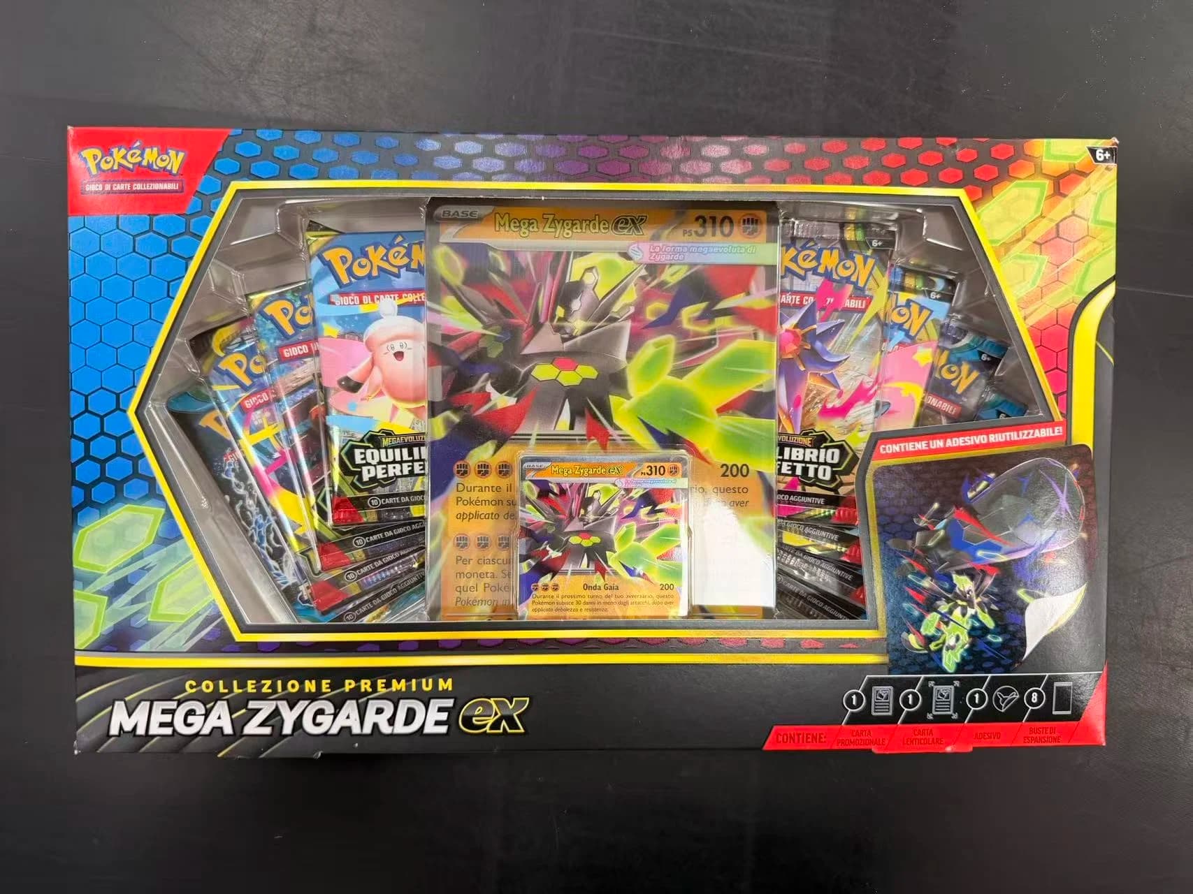 Pokémon TCG Mega Zygarde ex Collezione Premium - Versione Italiana - Nuovo Sigillato - 8 Bustine + Promo + Jumbo Card 🔥 **POKÉMON TCG MEGA