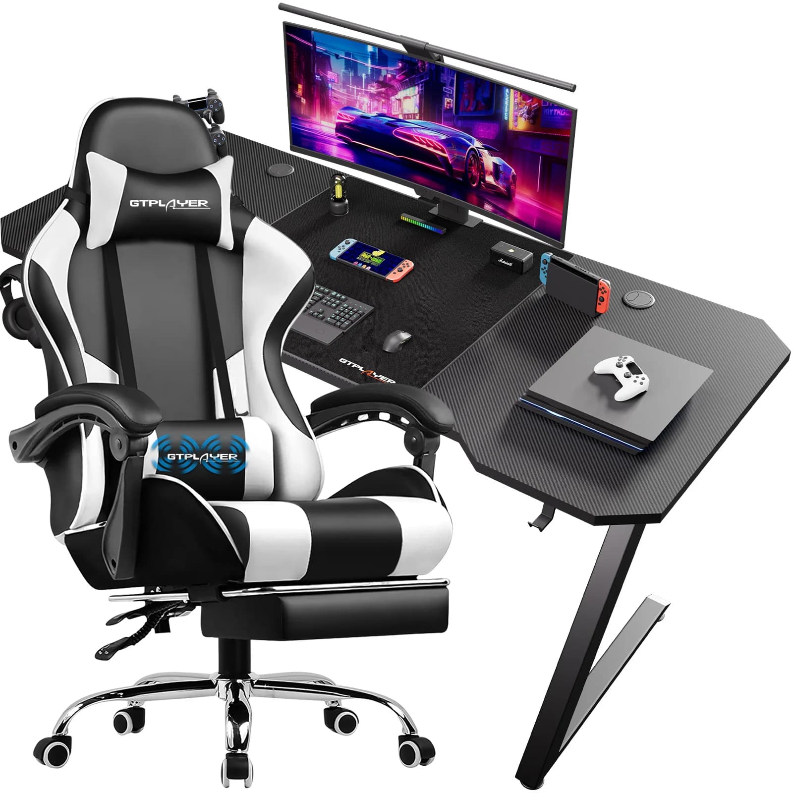 Tavolo da gioco tavolo da gioco + Set di sedie da gioco, Set di sedie da tavolo per Computer per il gioco, una combinazione di ottimo rapporto