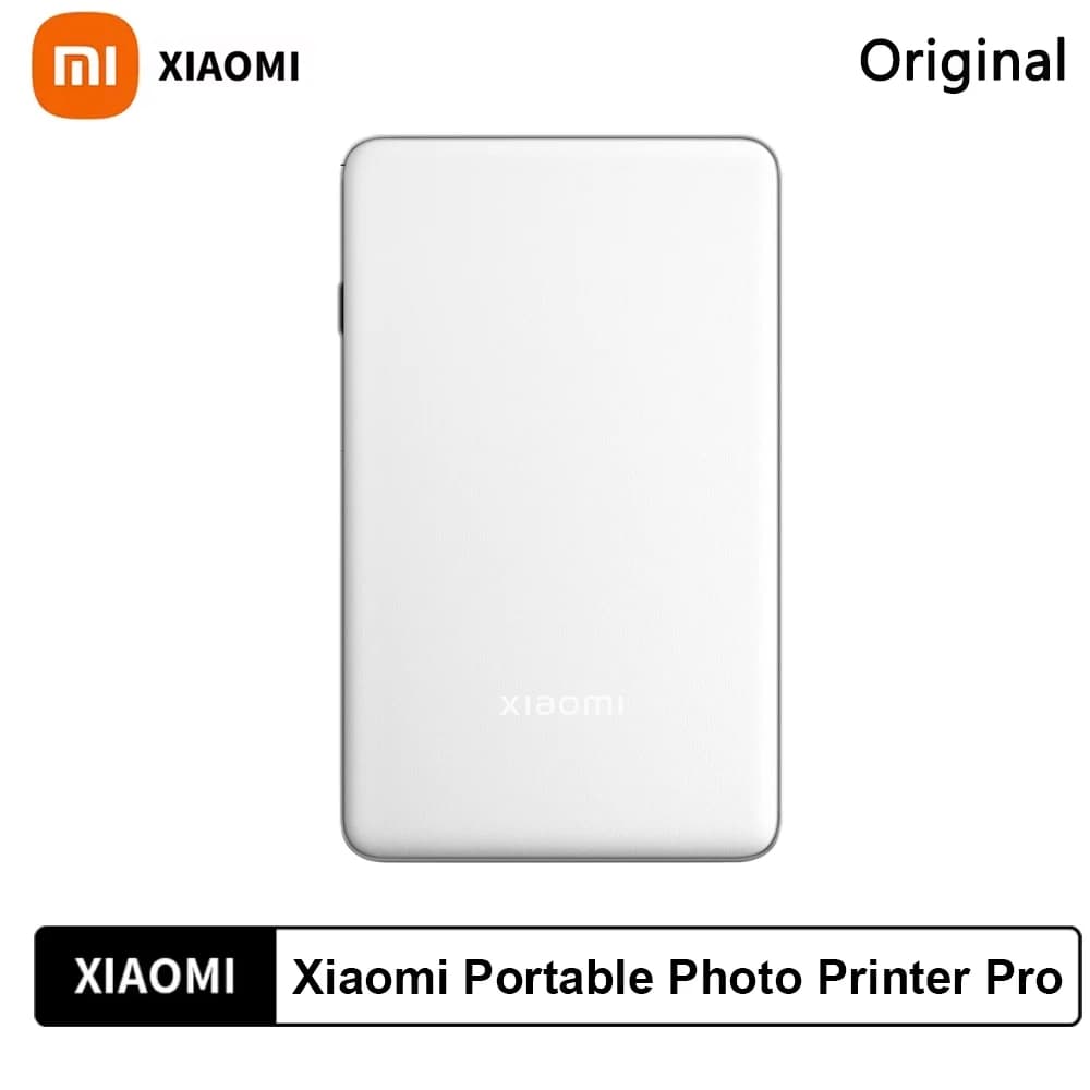 Stampante fotografica portatile Xiaomi Pro – Mini stampante fotografica wireless Bluetooth 5.2 per smartphone e tablet, stampa ad alta velocità e