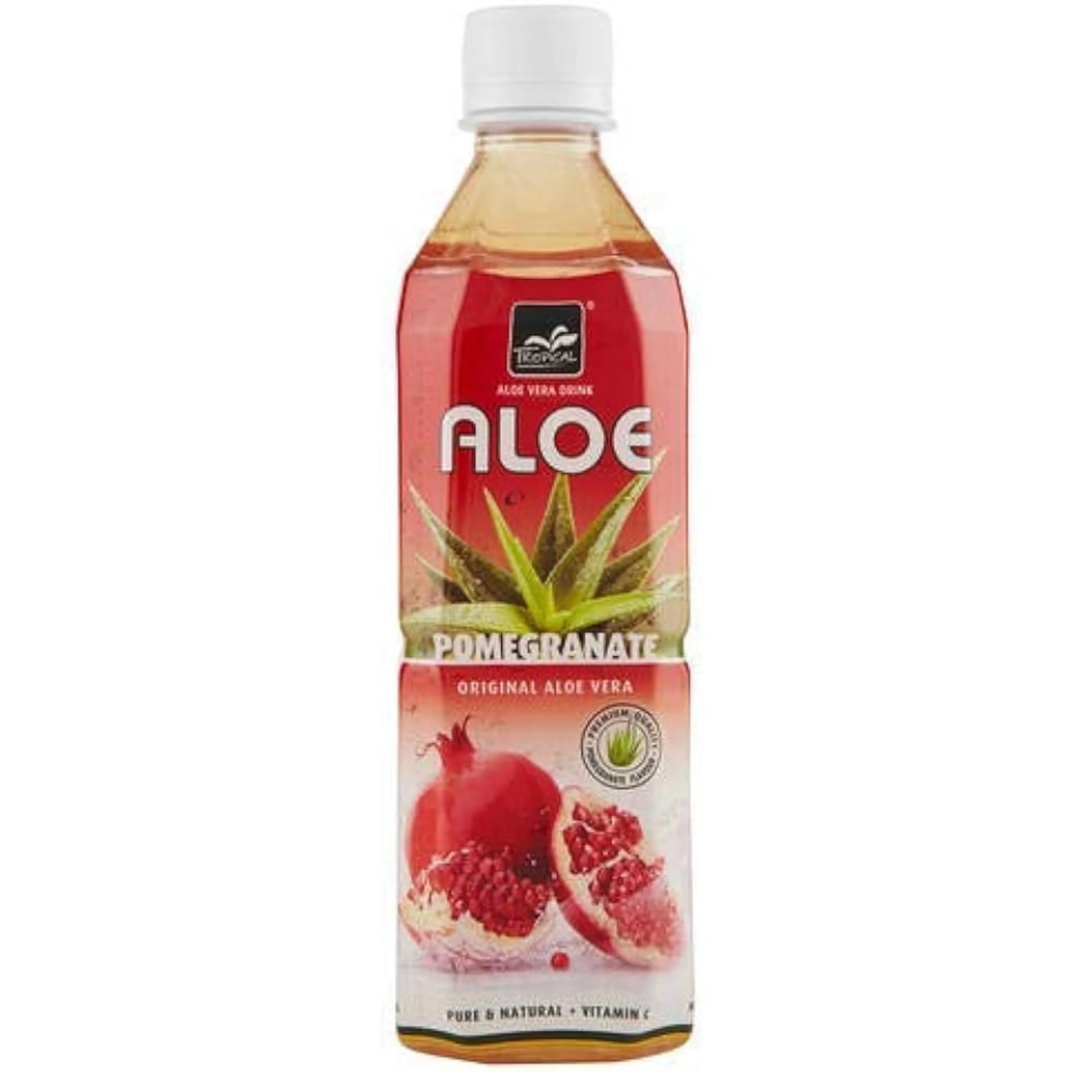 Bevanda Tropicale al Melograno e Aloe Vera 500ml – Rinfrescante e Naturale