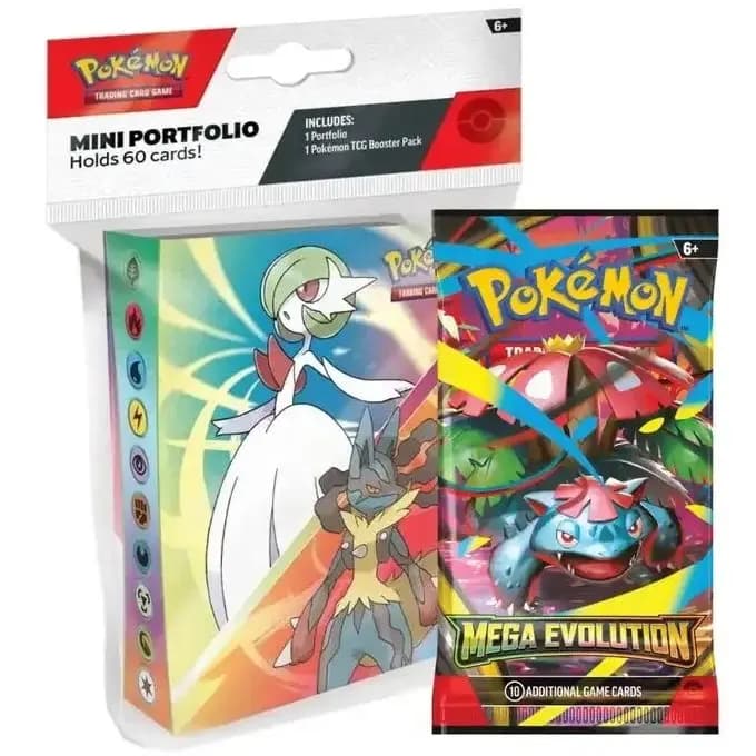 Mini Portfolio + Busta Mega Evolutions - Inglese - Carte Pokémon TCG Originali