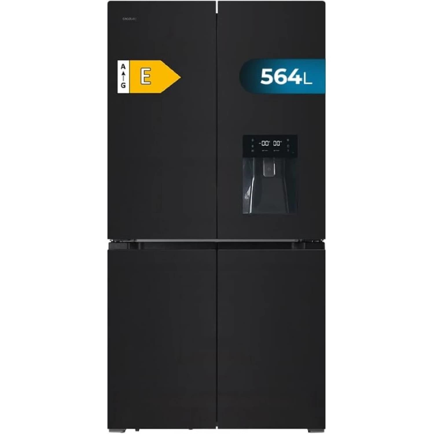 Cecotec Frigorifero a 4 ante Bolero CoolMarket 4D 564 Vetro E