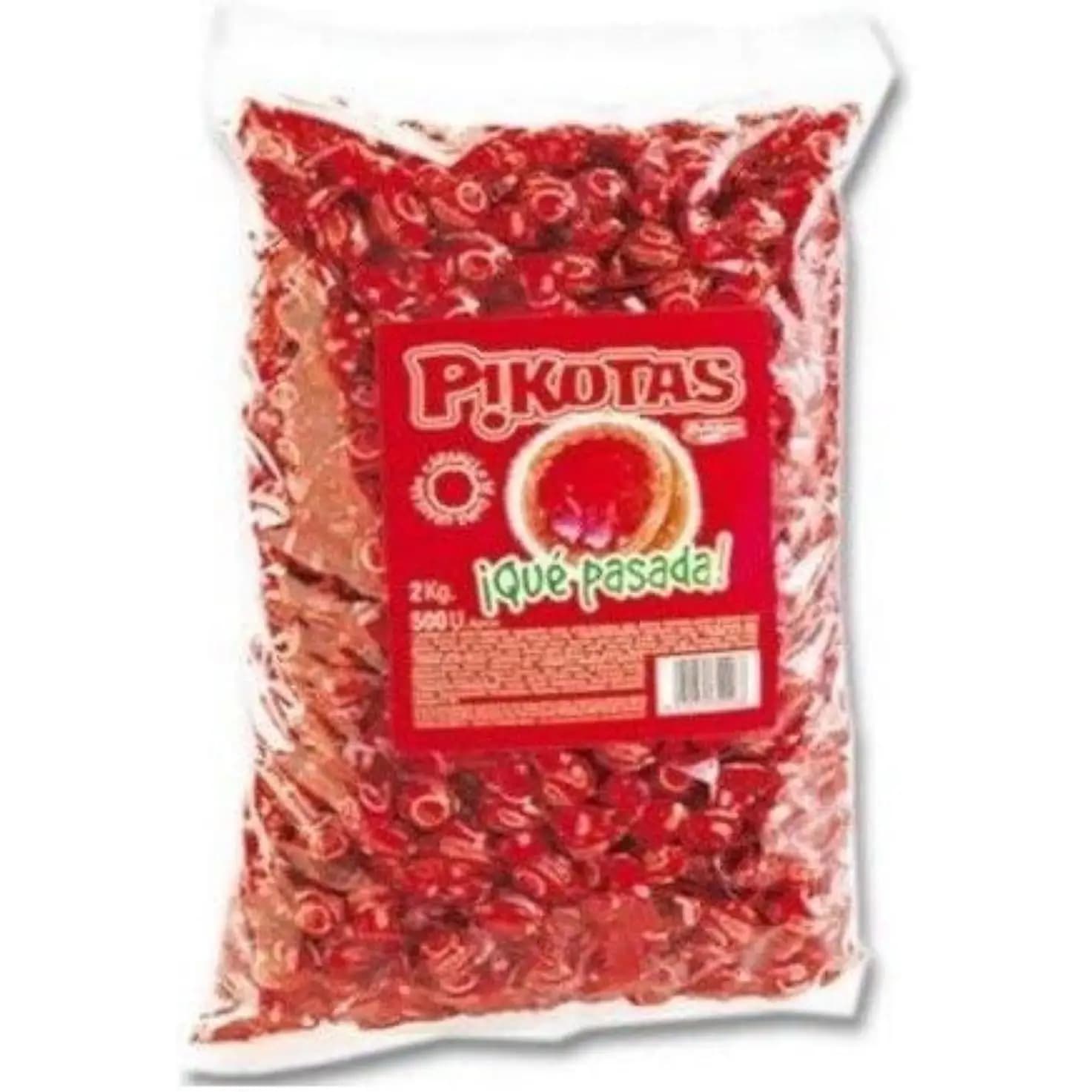 Pikotas Dulciora Caramelle – Caramelle Gommose al Gusto di Ciliegia, Confezione da 2kg – Tradizionali Dolci Gommosi Spagnoli, Senza Glutine,