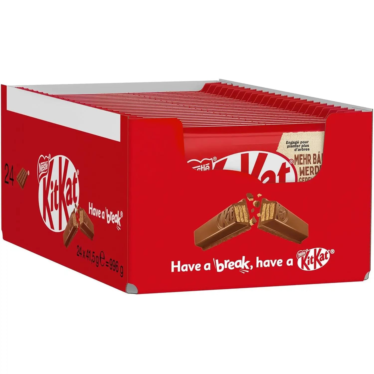 KITKAT confezione di barrette di cioccolato 24x 41,5g