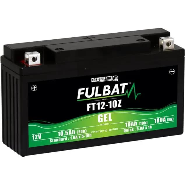 Batteria al GEL Fulbat FT12-10Z per Zontes Urban 125, ZT125 G1 e ZT 310 - Sostituzione Perfetta e di Lunga Durata