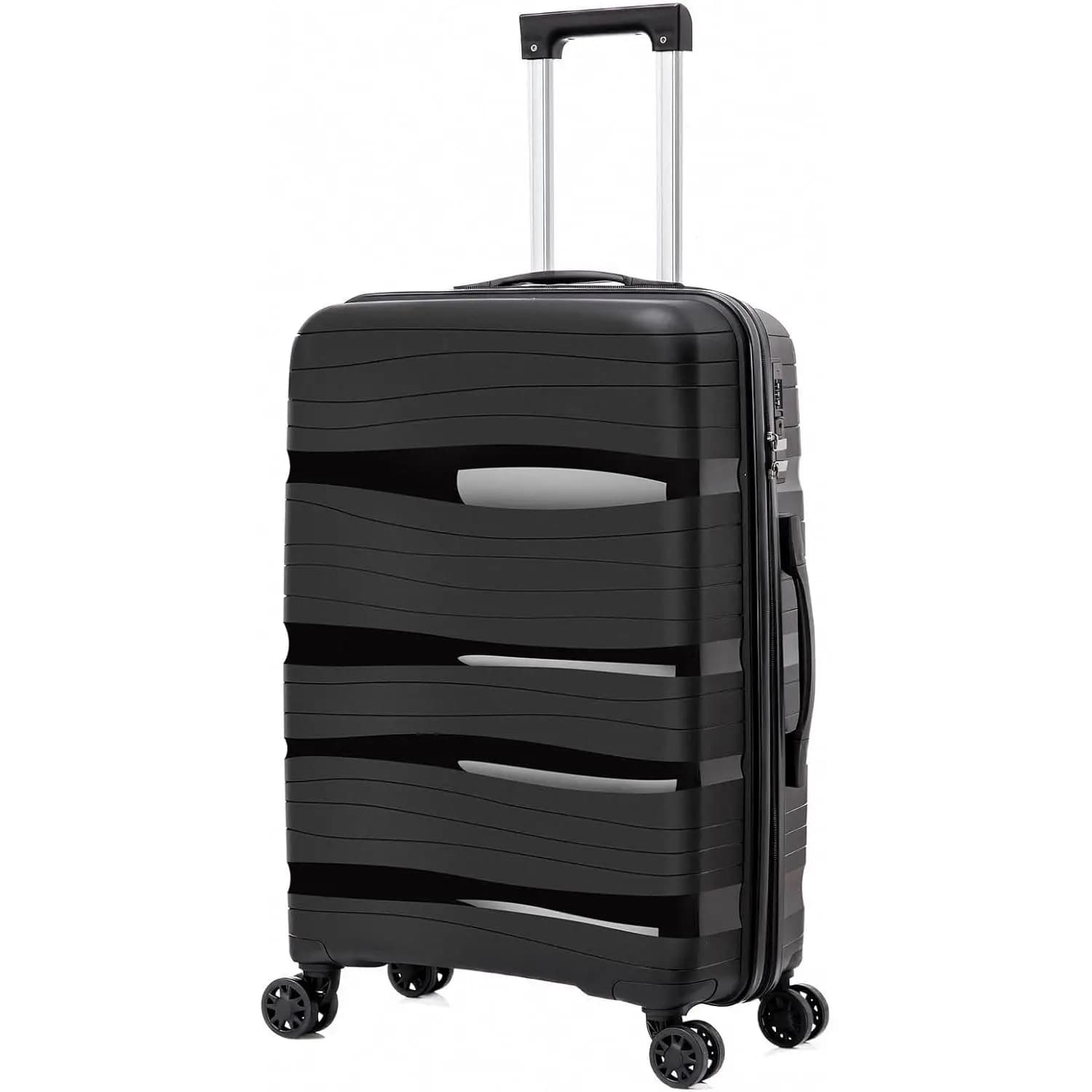Valigie viaggio in PP (ABS migliorato), vari colori e dimensioni. Bagaglio a mano, valigia grande 23 kg. Set valigie: media, piccola bambino, trolley.