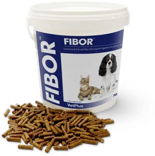 VetPlus Fibor Integratore per Problemi Digestivi in Cani e Gatti - 500 GR
