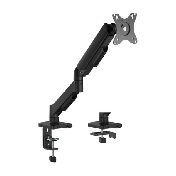 Supporto da tavolo girevole e inclinabile Aisens Eco con contrappeso per monitor/TV 9kg (3 snodi - 1 braccio) da 17-32 - colore nero