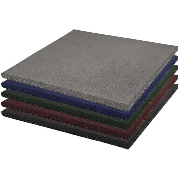 Piastrella professionale in gomma piena 50x50 cm Speciale per palestre, competizioni e fitness Vari colori e spessori