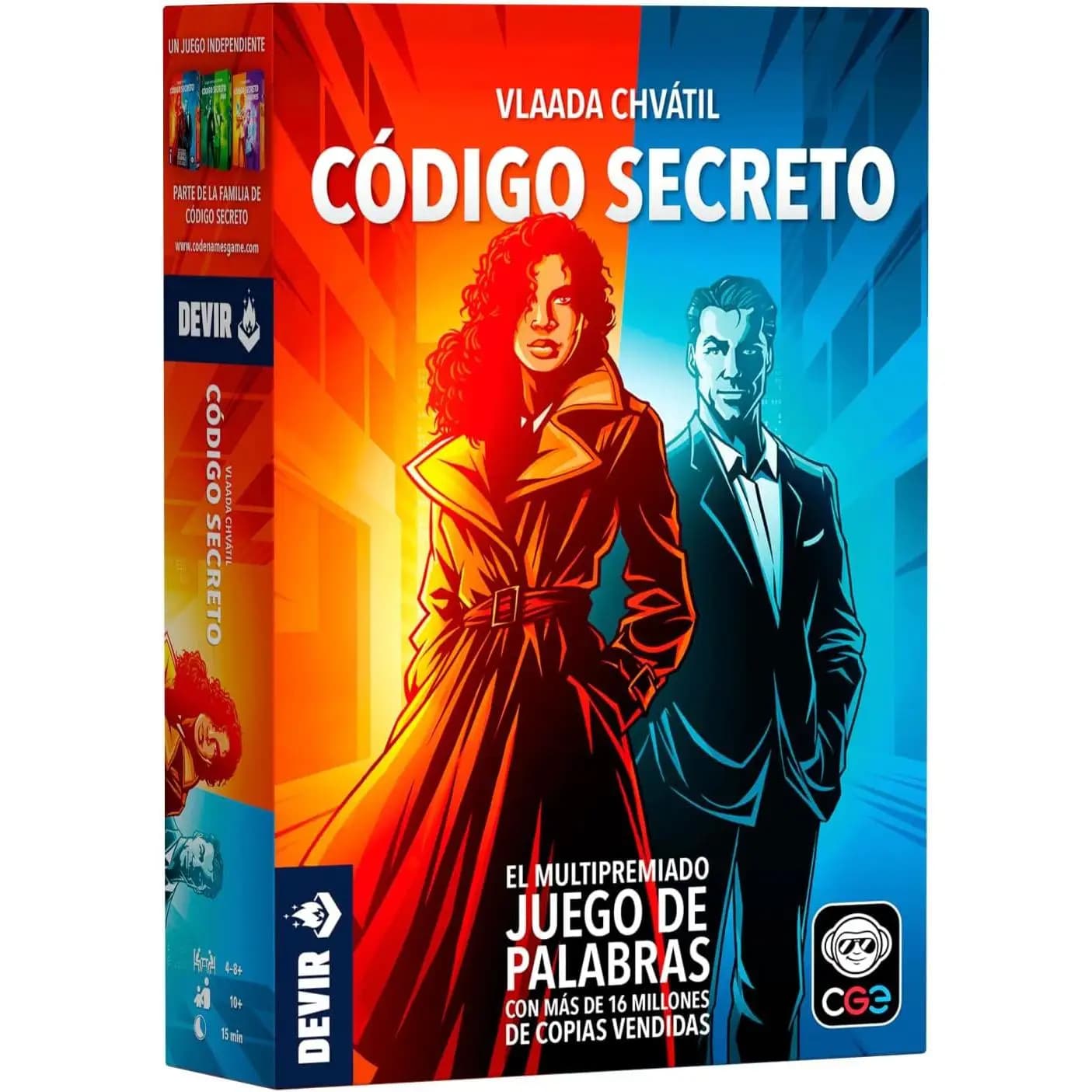Devir - Gioco da tavolo con codice segreto - Immagini - Duo - Schede - Spagnole
