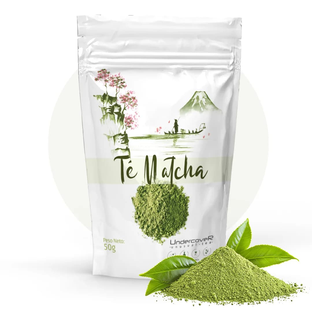 Tè Matcha Originale 100% Premium Undercover, Origine Giappone, provincia di Kagoshima. Disponibili Tè Matcha alla Vaniglia e Tè Matcha Chai.