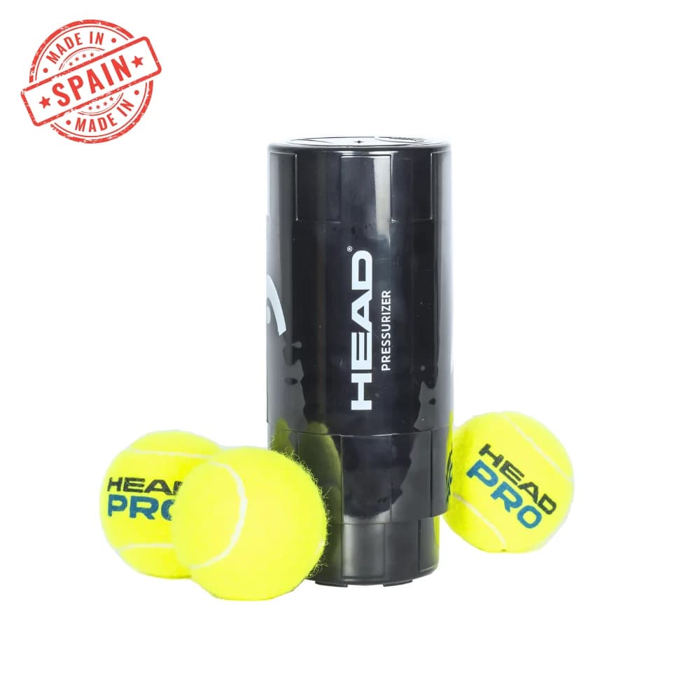 Pressurizzatore per palline da tennis e padel HEAD X3 BLACK - Mantieni le tue palline sempre pronte per giocare