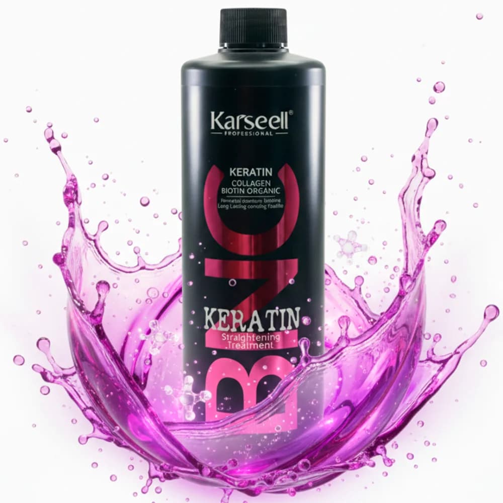 Trattamento Capillare KARSEELL alla Cheratina, Lis ciante Brasiliano, Idratazione Intensa, Anti-Crespo, Capelli Lucidi e Morbidi con Cheratina,
