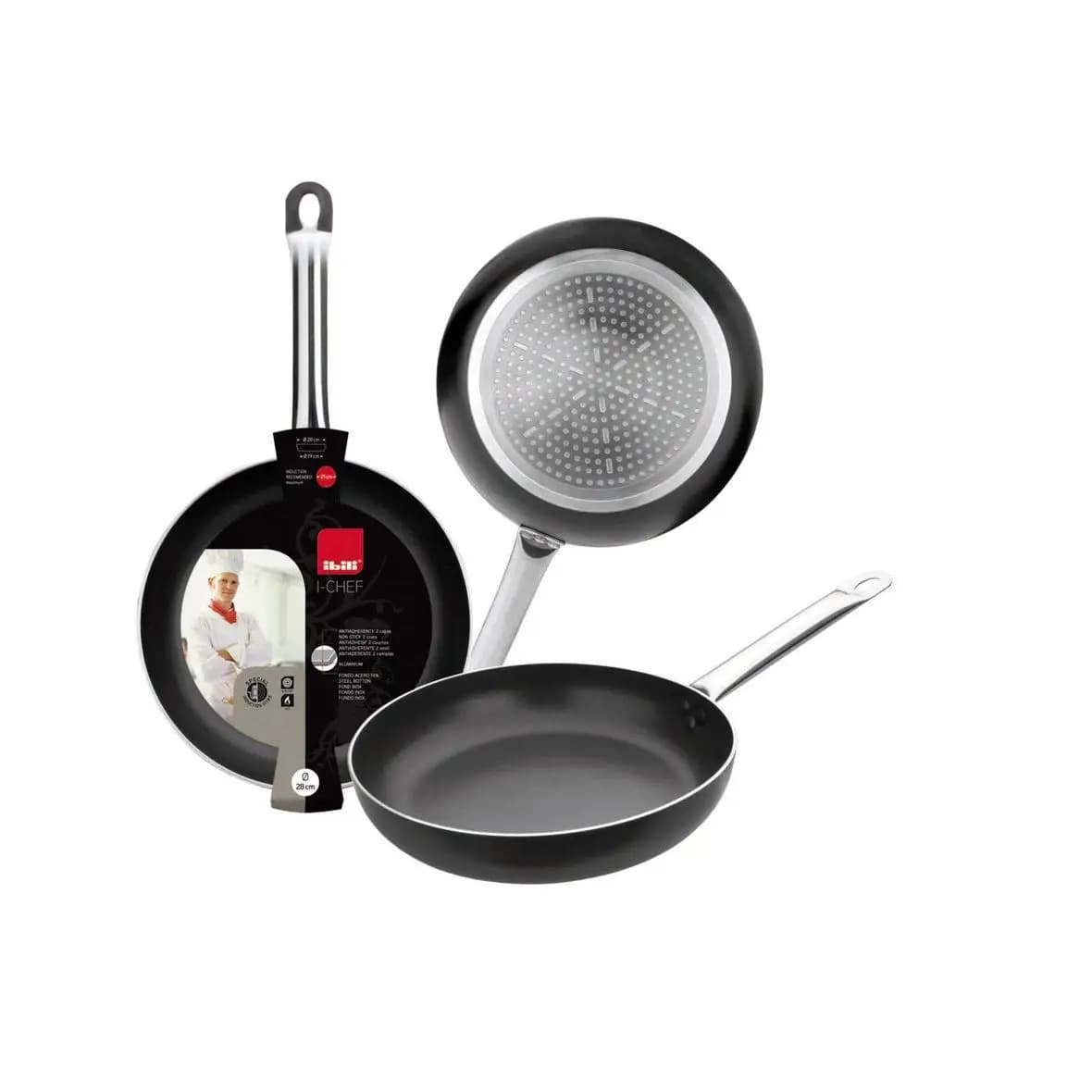 Padella antiaderente Ibili I-Chef 2 strati - Speciale ospitalità