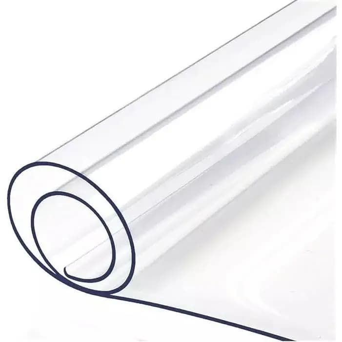 Tovaglia protettiva per tavolo in PVC trasparente - Tovaglia impermeabile e lavabile per sala da pranzo o cucina, copertura per tavolo rettangolare