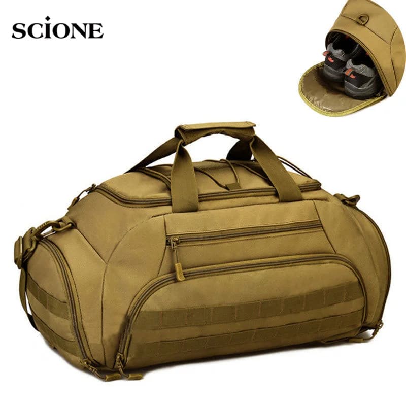 35L 45L borsa da palestra zaino da campeggio Tactical Molle Bags sport 14 ''fotocamera per Laptop borse a tracolla da uomo grande borsone Fitness
