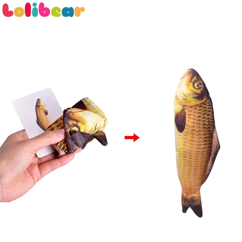 28 cm Apparizione Pesce Trucchi magici Palcoscenico Magia Mentalismo Illusione Trucco Puntelli Pesce che appare dalla custodia per carte Magia 2018