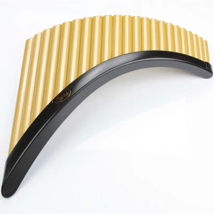 Panflauto di Alta Qualità a 22 Tubi con Base, Tonalità Sol, in Plastica ABS, Strumento Musicale Romeno, Accordabile