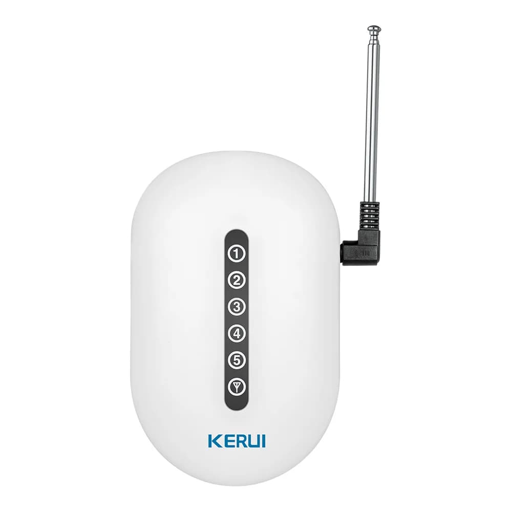 KERUI Trasferimento segnale wireless/Ripetitore segnale Booster Extender Doppia antenna per sistema di sicurezza allarme domestico