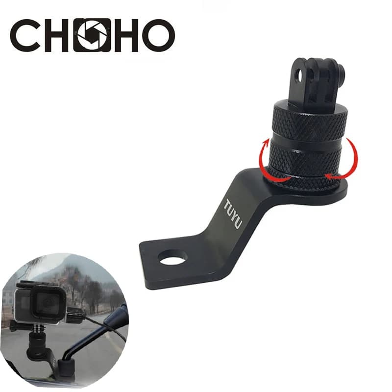 Per Gopro 13 12 Accessori Moto staffa in alluminio CNC 360 Ruota supporto specchietto retrovisore per Go Pro DJI OSMO Action Insta360
