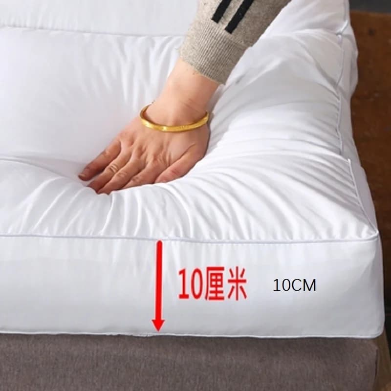 Materasso/letto da pavimento Tatami spesso e confortevole da 10 cm, comodo futon alla moda per il sonno singolo addensato per il pisolino dell'hotel a