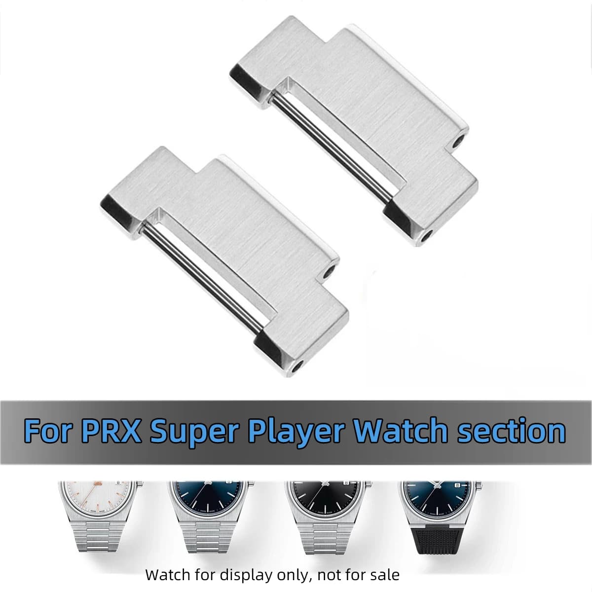 T T T 137210 A T 137207 A T 137410 A T 137407 Un accessorio per l'estensione del cinturino in acciaio inossidabile, asta a molla a sgancio rapido