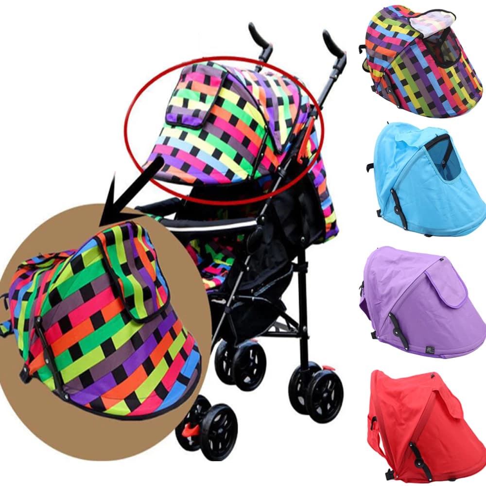 Passeggino Parasole Paralume Cappuccio di protezione Baldacchino Copertura Carrozzine Accessori per passeggino Passeggino Visiera parasole Carrozza