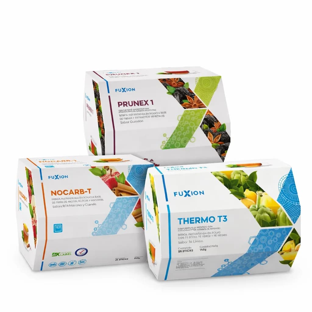 Fuxion Pack - Prunex1 / Thermo T3 / Nocarb-T - Bevande nutrizionali in polvere