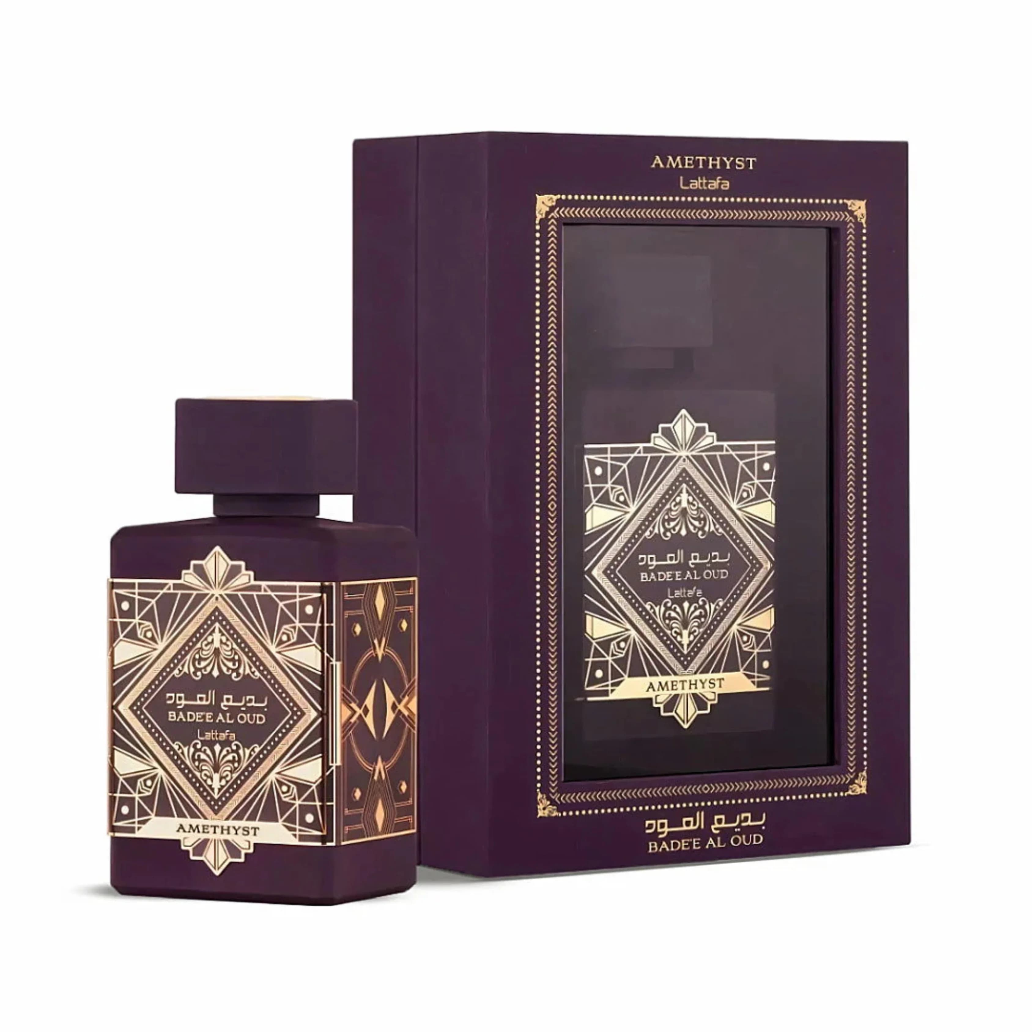 Badee Al Oud Amethyst Eau de Parfum per Donna – Orientale, Floreale, Intenso e Avvolgente Lattafa