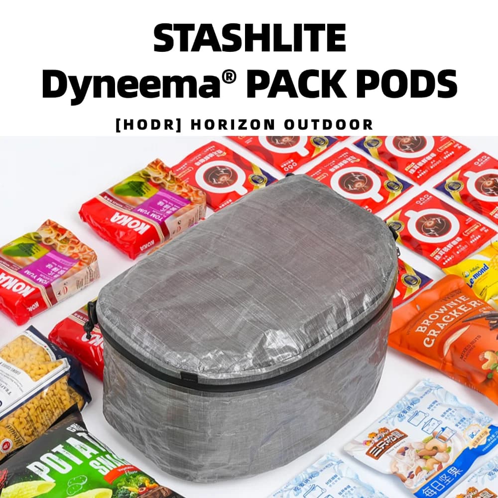 [HDORGEAR] STASHLITE Packing Pods Packing Cube Ultralight Dyneema ™   Sacchetto portaoggetti da 1,6 oz – Sacchetto in fibra Cuben DCF per il
