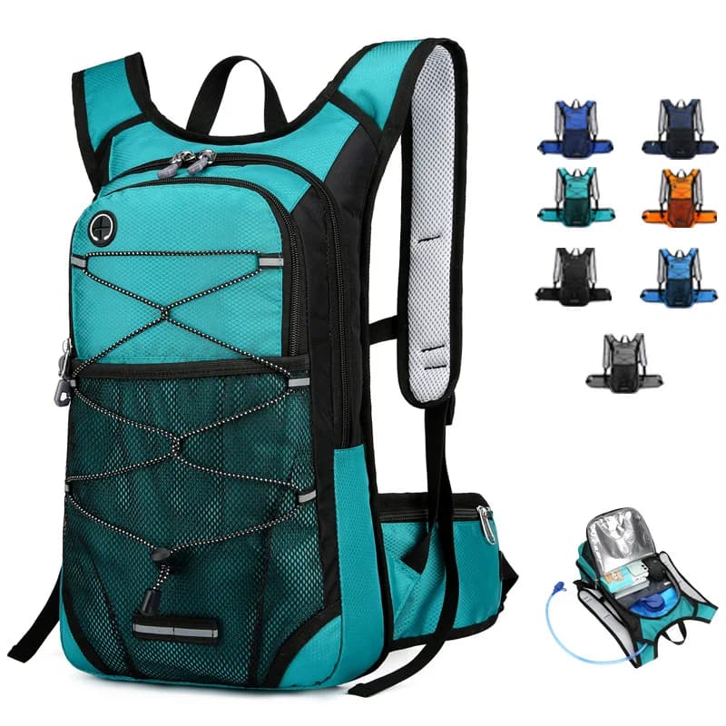 Sport all'aria aperta Arrampicata Ciclismo Borsa da acqua da corsa Zaino per idratazione Viaggio Escursionismo Bici da equitazione Zaino da trekking