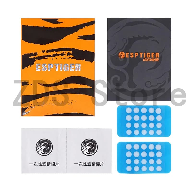 Nuovo 40PCS Esports Tiger ICE V2 Piede Adesivo FAI DA TE Piccoli Punti Rilievo Del Piede Arco Bordo Esports 6.5MM 7MM
