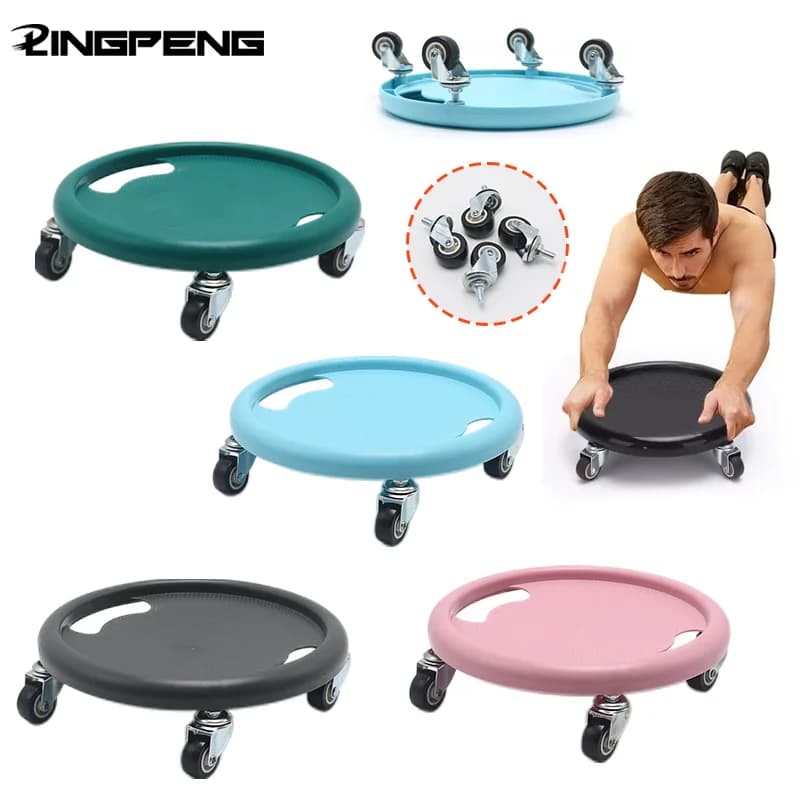 Disco addominale Accessori per skateboard Piastra a rulli Ruota Allenamento Palestra Abs Pancia Esercizio Fitness Muscolo in acciaio inossidabile