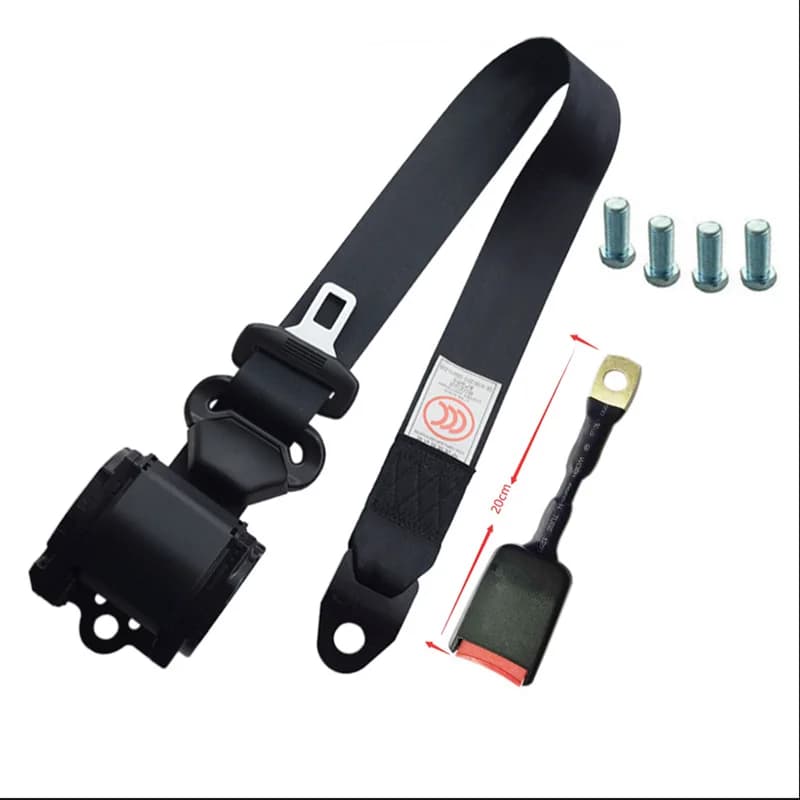 Cinture retrattili universali da 3,4 metri con kit staffa per cinture Cinture di sicurezza retrattili regolabili universali