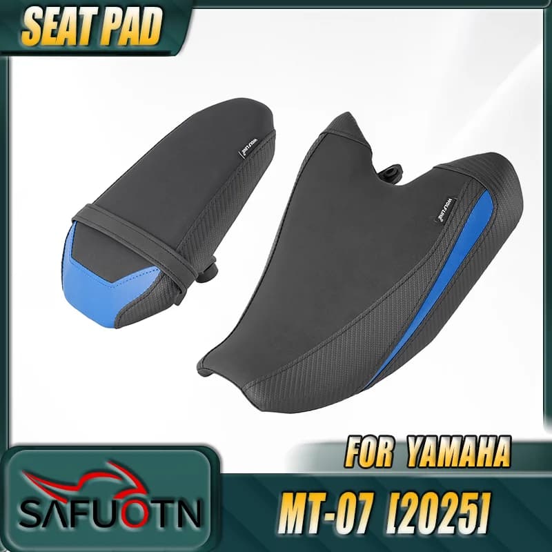 Per YAMAHA MT 07 07MT 2025: Coprisedile Anteriore e Posteriore, Cuscino Resistente e Confortevole per Moto