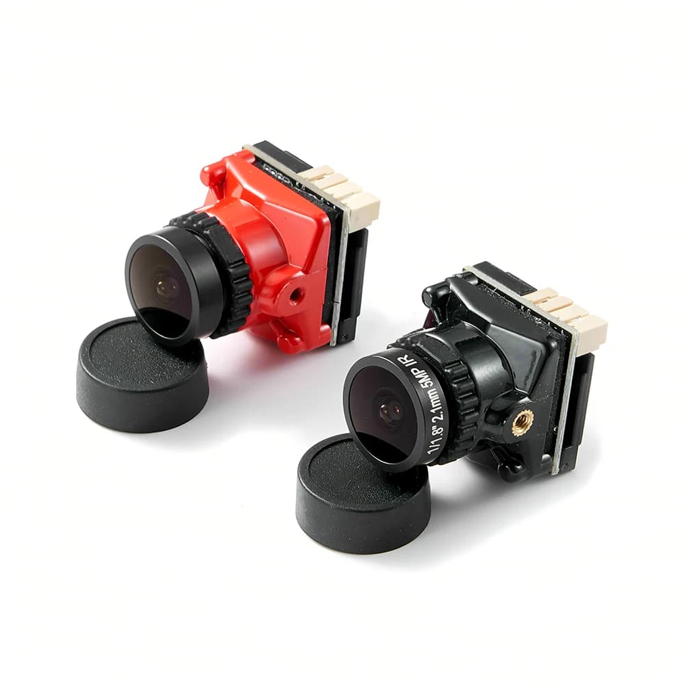 NUOVO Cmos 1/1.8 1800TVL Mini FPV Macchina Fotografica 2.1mm Obiettivo di Alimentazione 5V-40V PAL/NTSC Con OSD Interno Regolabile Per RC FPV Racing