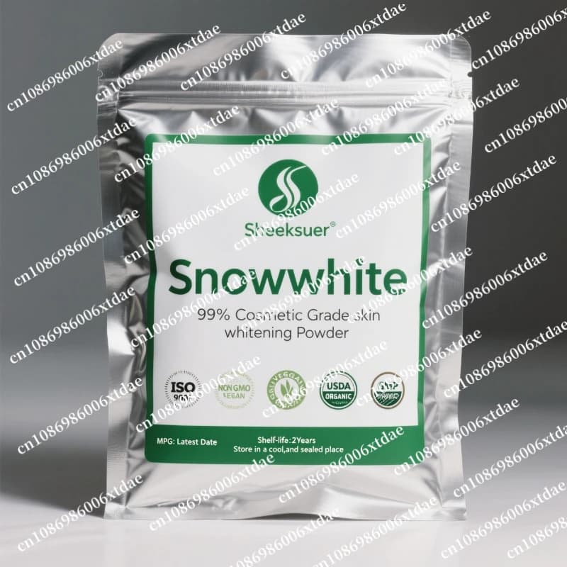 50g-1000g Polvere di biancaneve Cosmetici Materia prima Sbiancamento della pelle Polvere di biancaneve