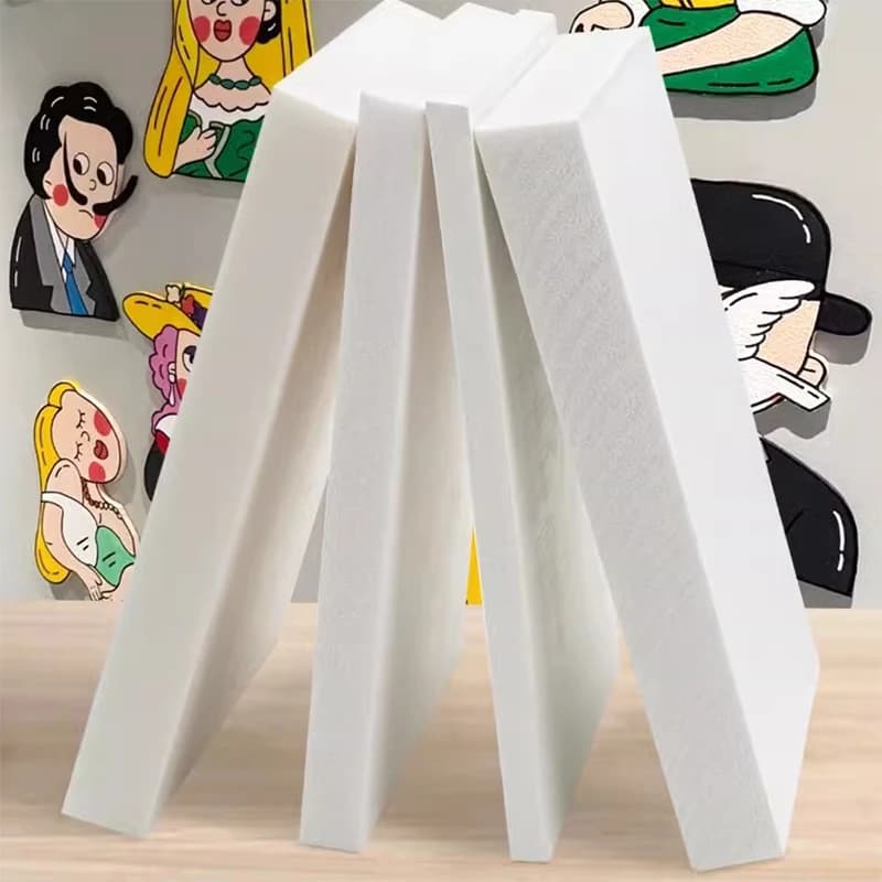 Pannello in schiuma XPS Foglio modellante bianco ad alta densità per basi architettoniche per terreni Diorama Taglio di precisione per scenari di