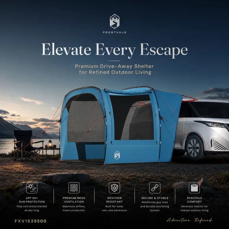 Tenda Automatica Blu + Montaggio Rapido Facile da Pulire Tenda Familiare per 2 Persone