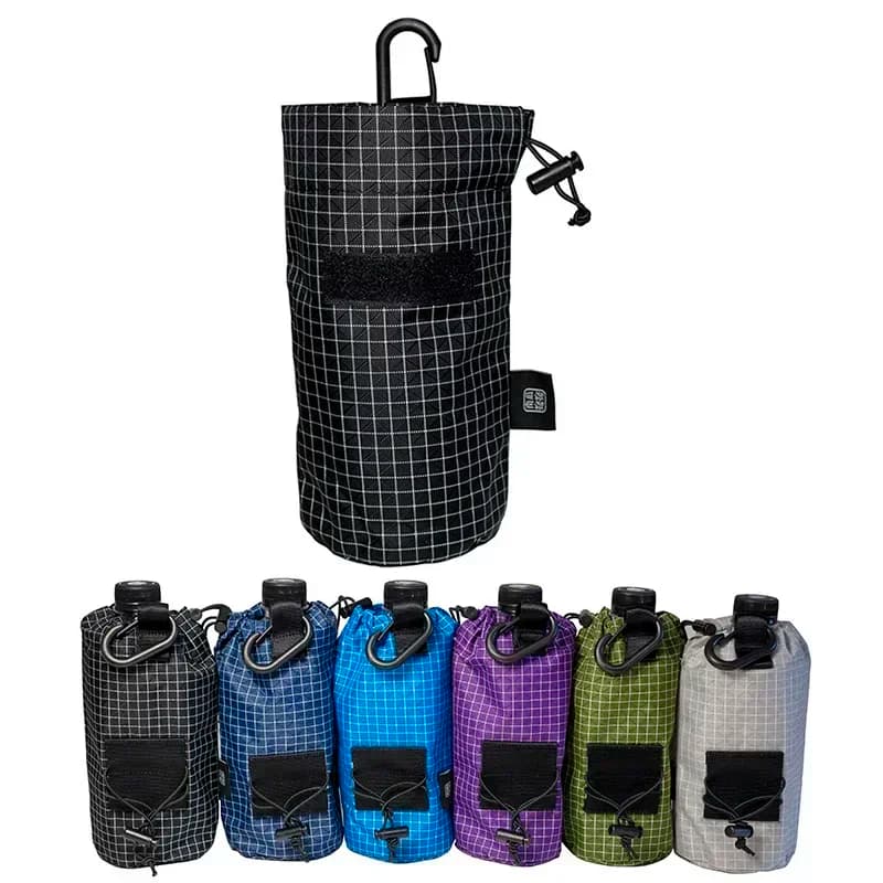Borsa per Bottiglia d'Acqua in UHMWPE, Accessori per Zaino, Tasca Leggera da Braccio per Escursionismo e Arrampicata, Borsa Molle per Contanti e