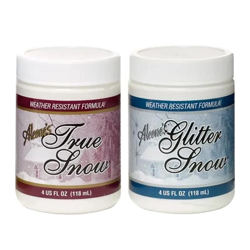 La vera neve di alene/neve glitterata 118ml, pasta decorativa effetto neve, adatta per la maggior parte delle superfici